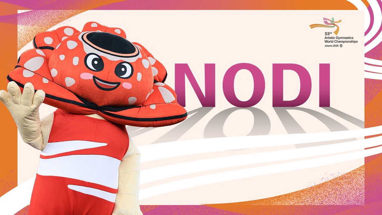 Meet Nodi, the Official Mascot of the 53rd FIG Artistic Gymnastics World Championships Jakarta 2025