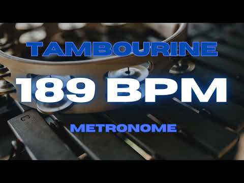 189 BPM - Tambourine Metronome