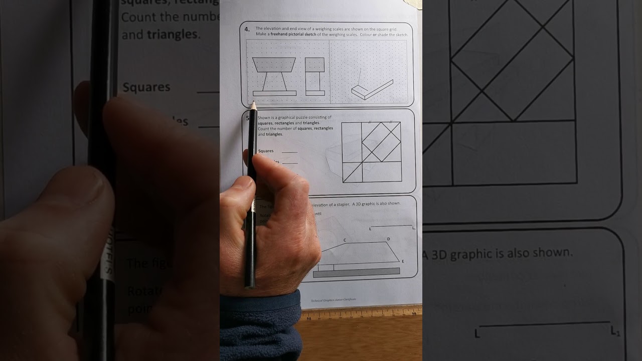 junior cert technical graphics 2019 section A