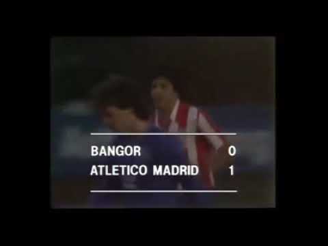 Bangor City - Atletico Madrid 0-2 - Coppa delle Coppe 1985-86 - ottavi di finale - ritorno