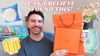 I found Hermes at the Bootsale & New in Spring Decor! Mr Carrington