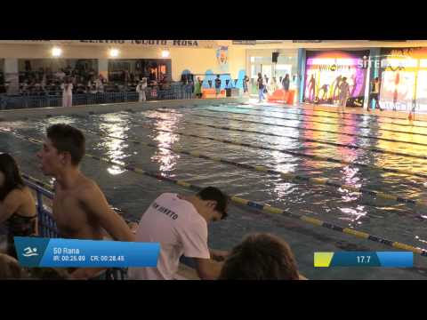 Serie 3 dei 50 Rana Juniores Maschi - Meeting di Halloween 10Trofeo citta' di Rosa'