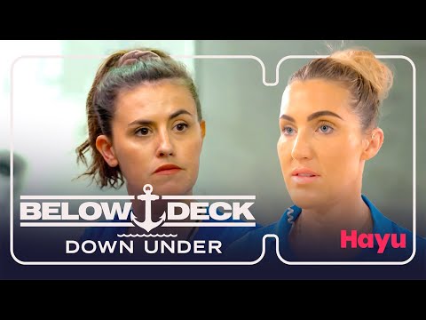 It's Head Chef Vs. Chief Stew onboard Katina | Season 3 | Below Deck Down Under