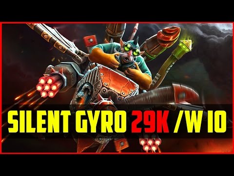 Silent Gyrocopter 29 Kills /w Cr1t IO | DOTA 2 Ranked Gameplay