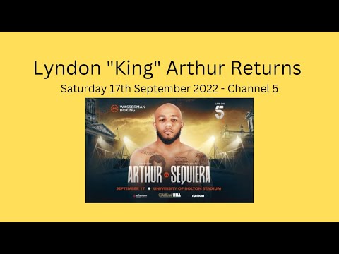 Lyndon Arthur vs Walter Sequeira| 17th September 22 🥊   HD1080p