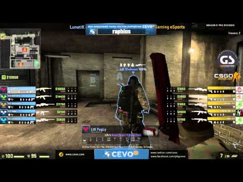 CEVO-Pro CS:GO Season 5: LunatiK vs. Global Gaming eSports - Week 2:1 on de_train