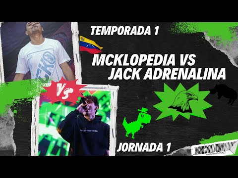 VOTAMOS FMS MEXICO 2019 MCKLOPEDIA VS JACK | TEMPORADA 1 | JORNADA 1