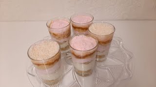 Cake In A Jar With Coconut Topping