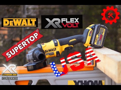 Veja Do Que a DeWALT FLEXVOLT e Capaz - Esmerilhadeira 60v DCG414