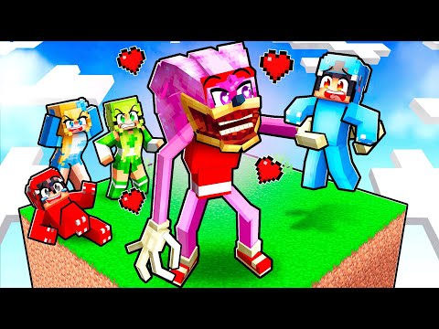 Surviving ONE CHUNK With SHIN AMY SONIC and MY CRAZY FAN GIRLS!