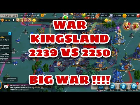 BIG WAR KINGSLAND LK#S31058 KINGDOM 2239 VS 2250 #riseofkingdom #riseofkingdomindonesia