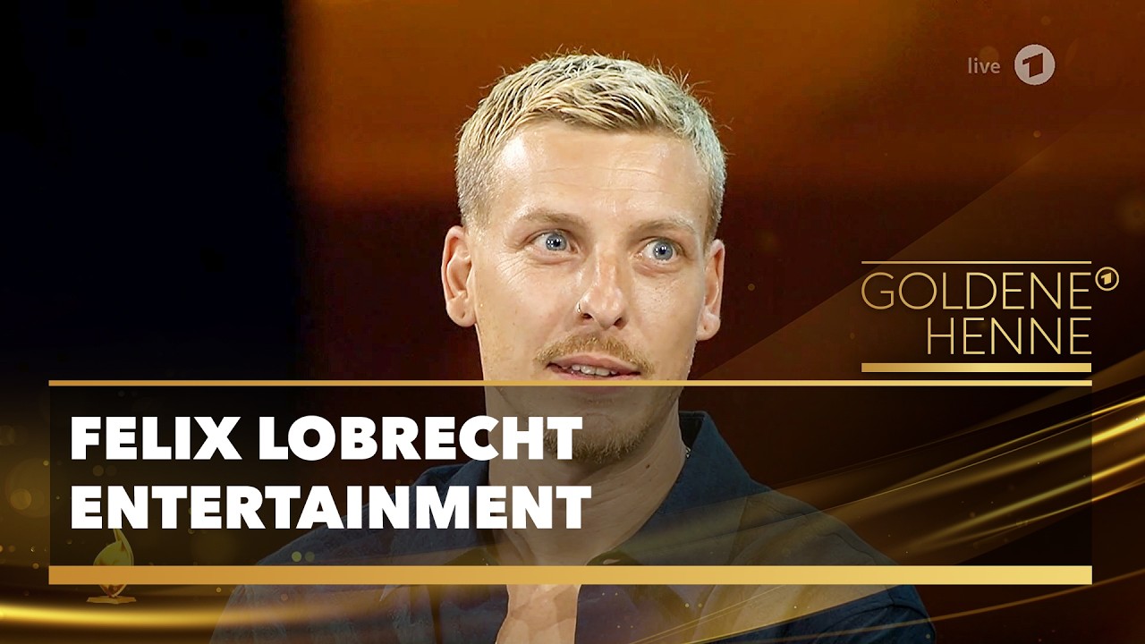Felix Lobrecht gewinnt die Goldene Henne in der Kategorie Entertainment | Goldene Henne 2026