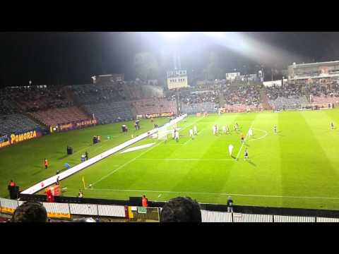 27 kolejka (11.04.2015): Pogoń Szczecin - Jagiellonia Białystok (2:0) Jedna z akcji meczu