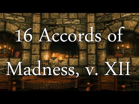 ELDER SCROLL READINGS: 16 Accords of Madness, v. XII (Skyrim Lore)