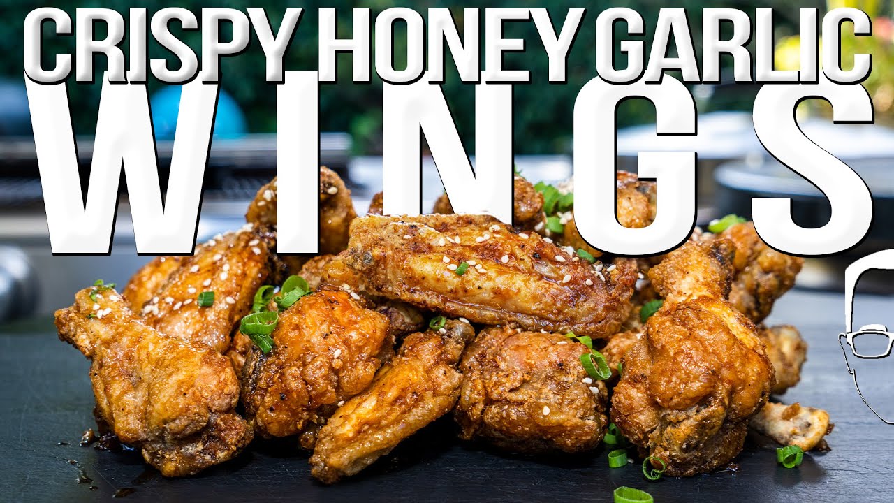 Crispy honey garlic wingS