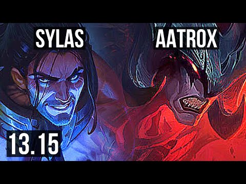 SYLAS vs AATROX (TOP) | Rank 4 Sylas, 6/1/6 | TR Master | 13.15