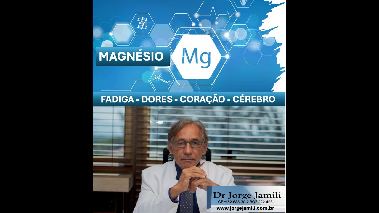 MAGNESIO É VIDA - ENERGIA, DORES, CORAÇÃO, CÉREBRO, SAÚDE E LONGEVIDADE