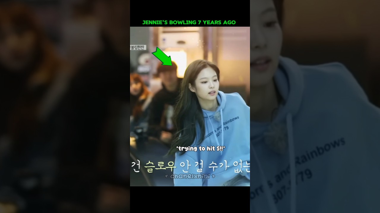 #blackpink #blink #edit #jennie jennie's bowling skills 7 years ago 🤧💖