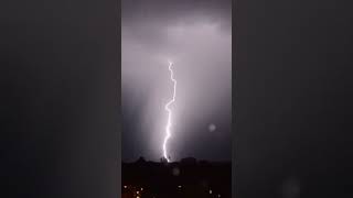 POWERFUL Lightning Strike ⚡⚡ || Thunder Lightning 😱 #shorts