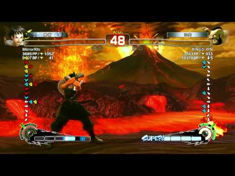 MirrorRfo ( Makoto ) vs RINGS JPN ( Zangief ) - SSF4 AE Ranked (Road to PP4000)