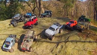 preview picture of video '15 RC Trucks - Scale Adventures at the Dörenther Cliffs'