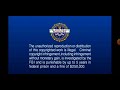 FBI Anti Piracy Warning Warner Home Video 2018
