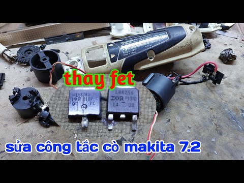 Sửa công tắc cò makita TD 021/TD 022 | Chia sẻ cách tháo cho ae thợ bắn vít Makita TD021/TD022