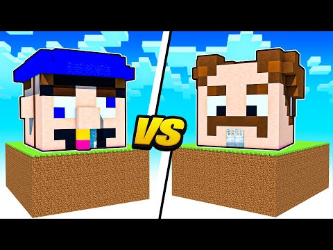 Marvin Minecraft - Jeffy vs Marvin SKY House Battle in Minecraft!