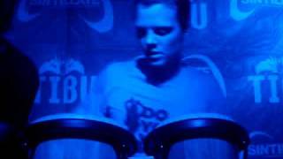 Craigy on the bongo's @ Tibu in Puerto Banus