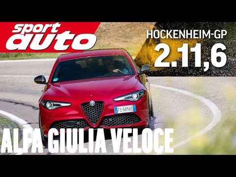 Alfa Romeo Giulia Veloce | Hot Lap Hockenheim-GP | sport auto