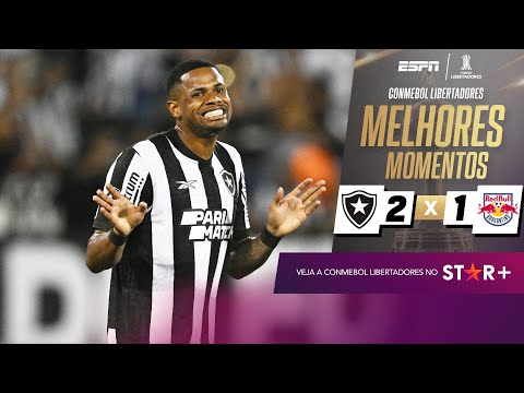Gols e lances de Botafogo x Red Bull Bragantino