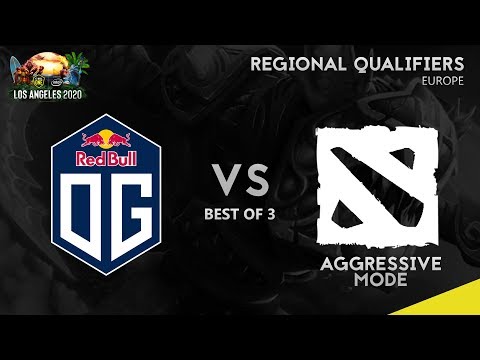 OG vs Aggressive Mode Game 1 (BO3) | ESL One Los Angeles 2020 Major EU Qualifiers Upper Bracket