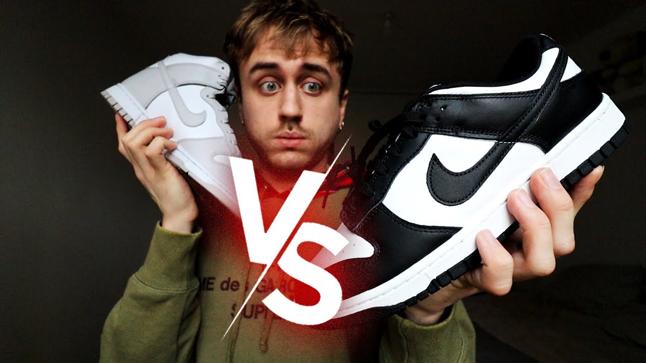 Double UNBOXING Sneakers : Nike Dunk Low VS High !