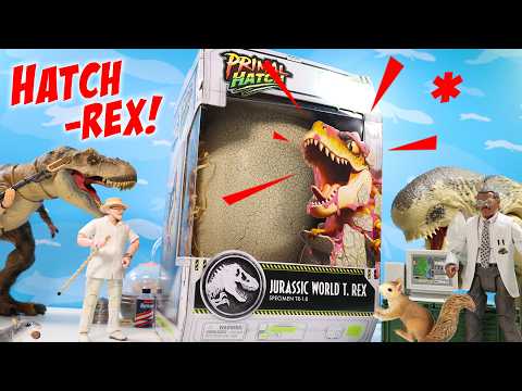 Jurassic World Primal Hatch Your Own T. Rex Dinosaur Specimen Review