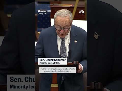 Colleagues pay tribute to Lindsey Graham on Senate floor