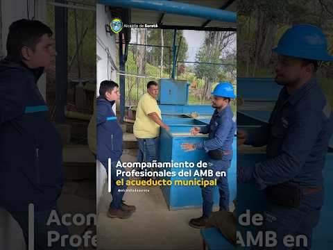 Acompañamiento de profesionales del AMB en el Acueducto Municipal.