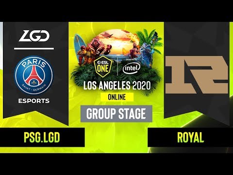 Dota2 - Royal Never Give Up vs. PSG.LGD - Game 1 - Group Stage - CN - ESL One Los Angeles