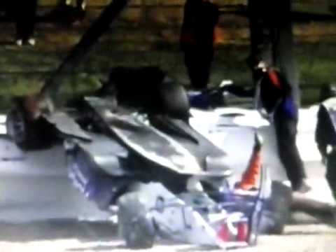 Patrick Kujala Crash. GP3 2013 Silverstone Race 1