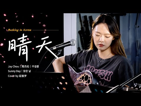 📍在韩国路演中文歌｜周杰伦 - 晴天｜延普罗｜OUBA MUSIC