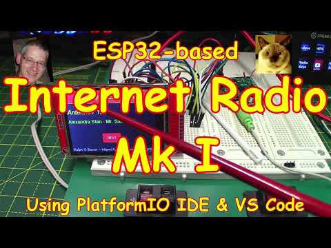 #205 ESP32 Internet Radio with VS1053 MP3 decoder and ILI9341 TFT
