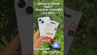 Iphone 16 Data Transfer pendrive ⚡ #shorts #trendingshorts #sandisk