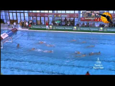 Eger 8 Honved 9 E.T. Semifinal Hungary Cup 2012 water polo