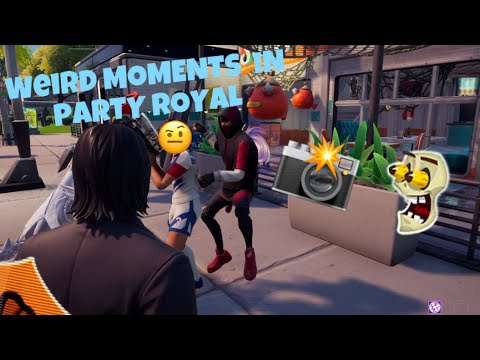 Weird Moments In Party Royale