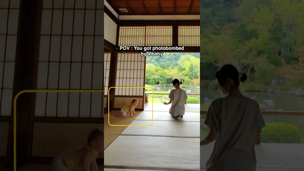 I got photobombed by a baby