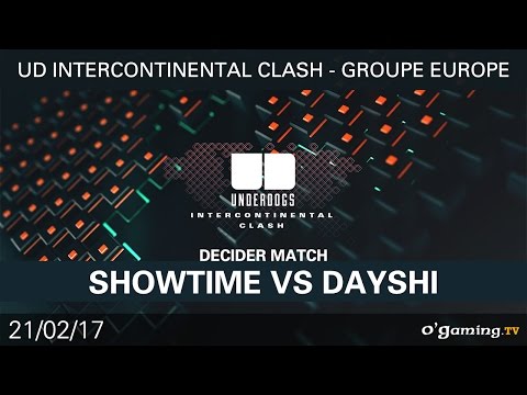 ShoWTimE vs Dayshi PvT - UD Intercontinental Clash - Groupe Europe Decider match - Starcraft II
