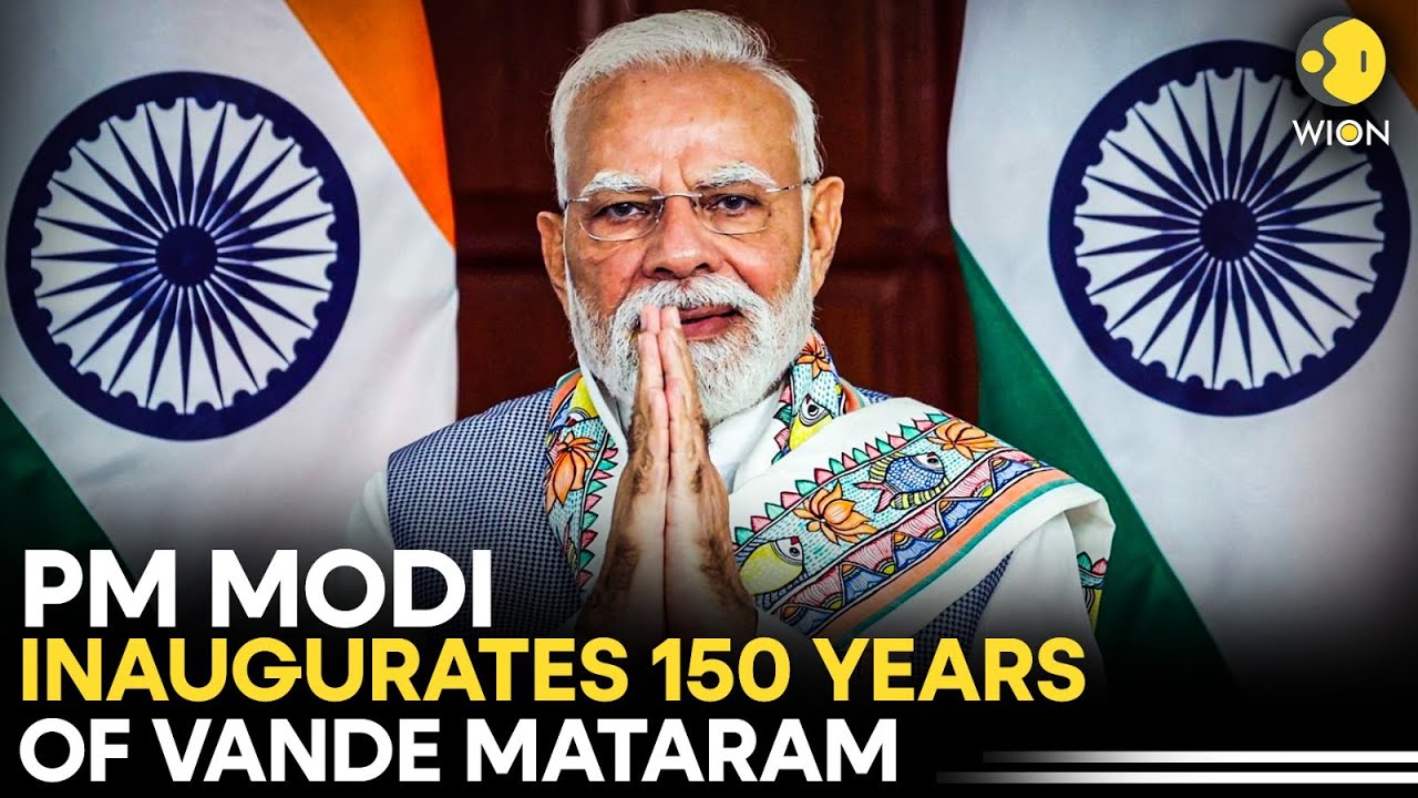 PM Modi LIVE: PM Inaugurates Year-Long Commemoration Of 150 Yrs Of The National Song 'Vande Mataram'