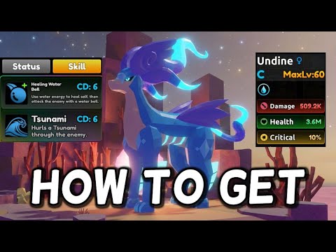 How to Get UNDINE the best monster in Game Catch a Monster Roblox