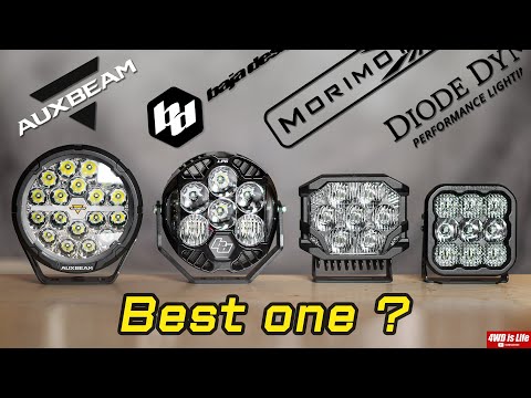 Morimoto vs Baja Designs vs Diode Dynamics vs Auxbeam - Off Road Led Lights Comparison
