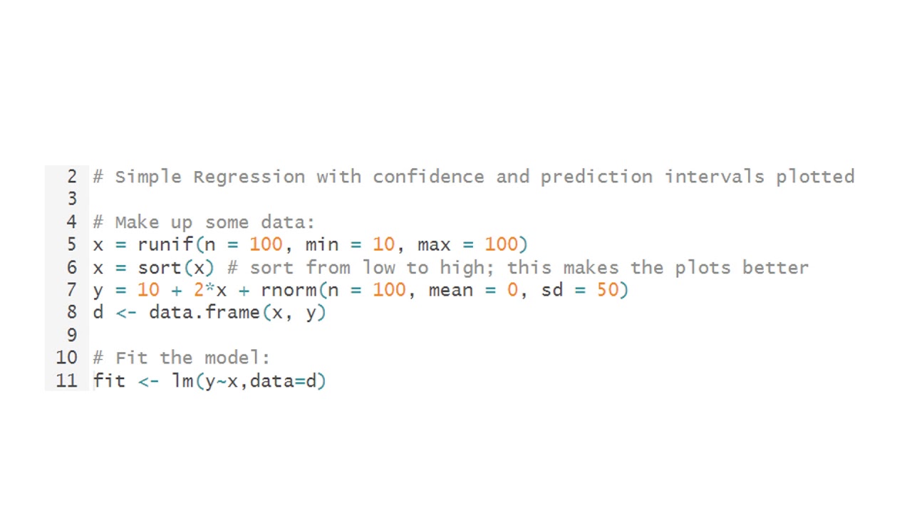 Confidence Intervals and Prediction Intervals in Regression