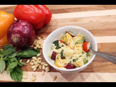 Roasted Vegetable Orzo Salad